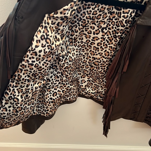 Cortina fringe leather jacket - Picture 3 of 13